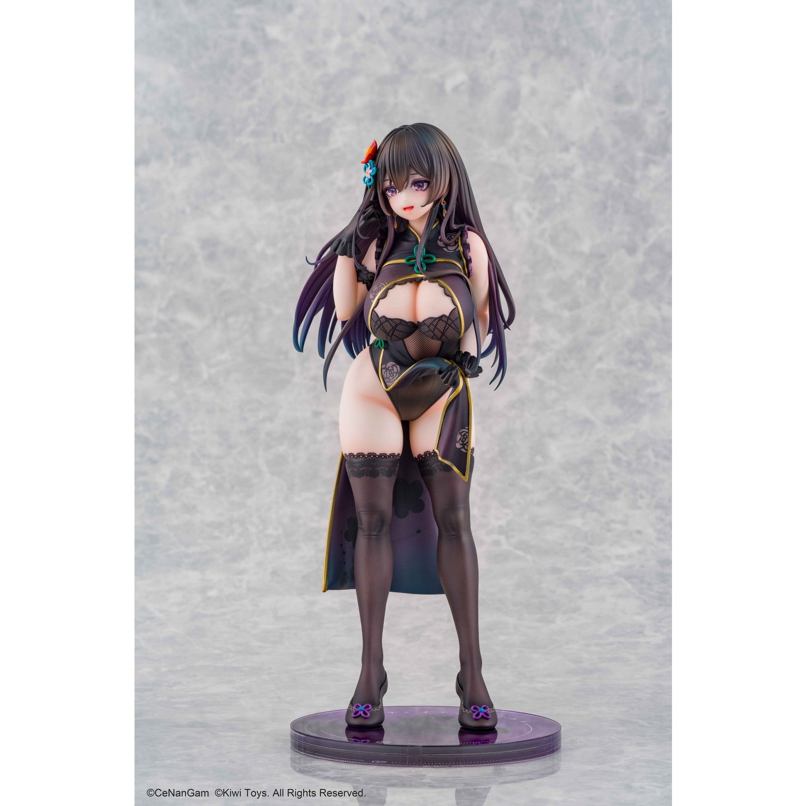 【予約安心出荷】[FIG] 特典3種＆マイルストン流通限定特典付属 チャイナドレスにゃん 豪華版 1/6 完成品 フィギュア Kiwi Toys(キウイトイズ)(2026年5月)