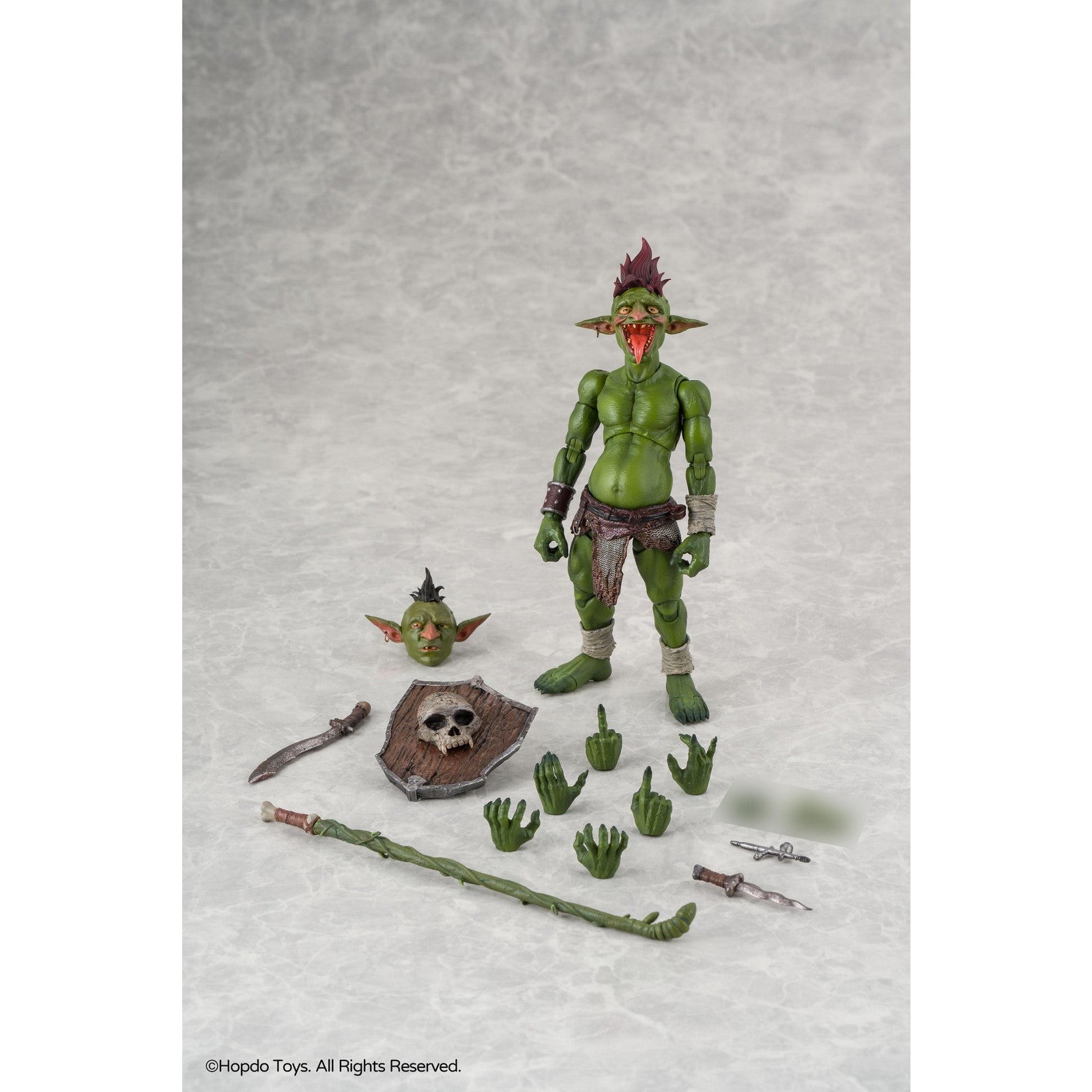 【予約安心出荷】[FIG] ゴブリン族 モヒカンゴブリン 1/12 完成品 可動フィギュア HopDo Toys(2026年3月)