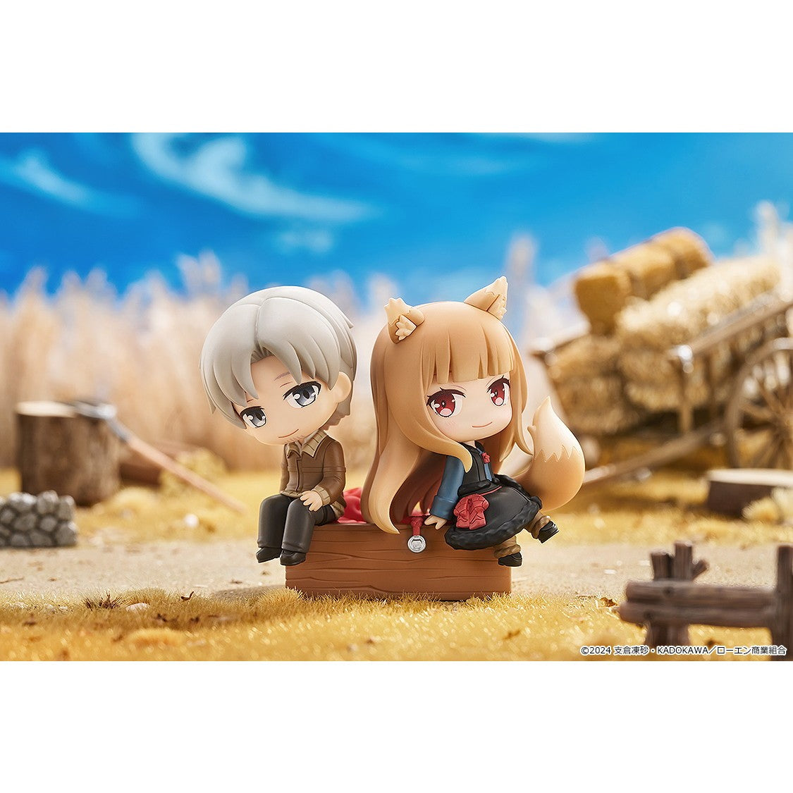 【新品】【お取り寄せ】[FIG] Mini Memory ロレンス&ホロ 狼と香辛料 MERCHANT MEETS THE WISE WOLF 完成品 フィギュア グッドスマイルカンパニー(20260625)