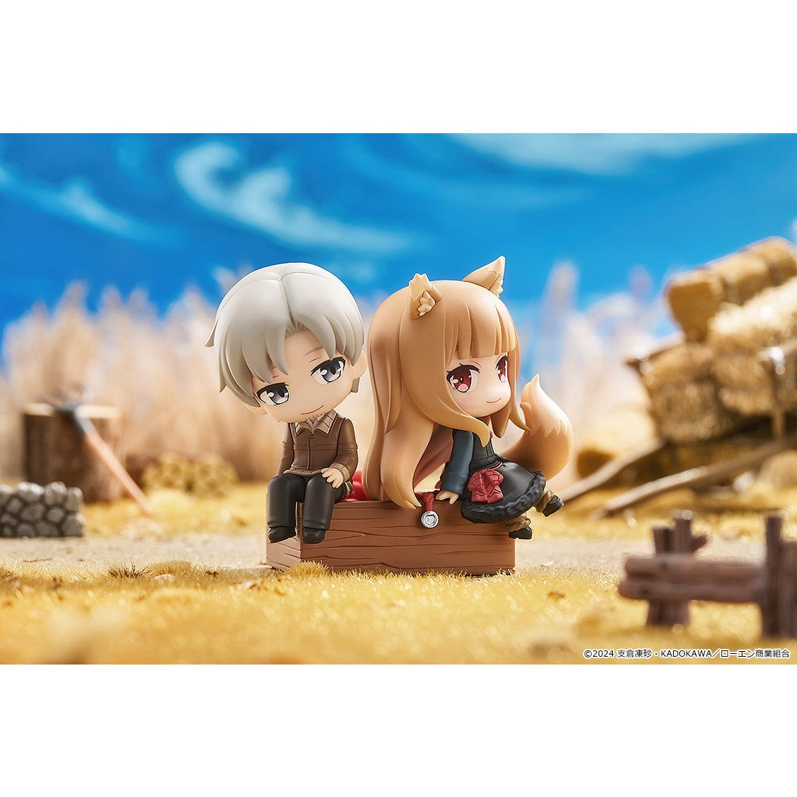 【新品】【お取り寄せ】[FIG] Mini Memory ロレンス&ホロ 狼と香辛料 MERCHANT MEETS THE WISE WOLF 完成品 フィギュア グッドスマイルカンパニー(20260625)