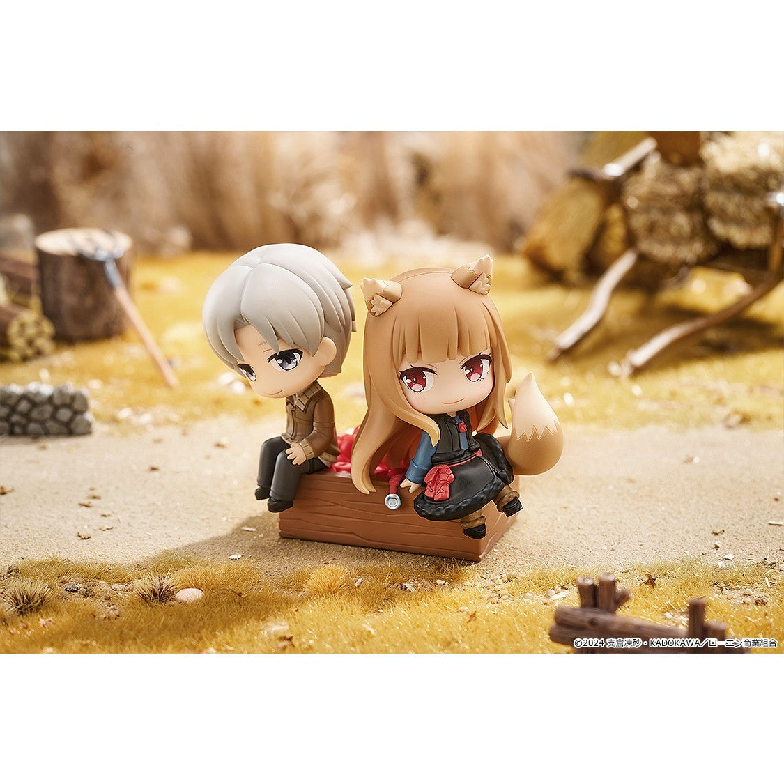 【新品】【お取り寄せ】[FIG] Mini Memory ロレンス&ホロ 狼と香辛料 MERCHANT MEETS THE WISE WOLF 完成品 フィギュア グッドスマイルカンパニー(20260625)