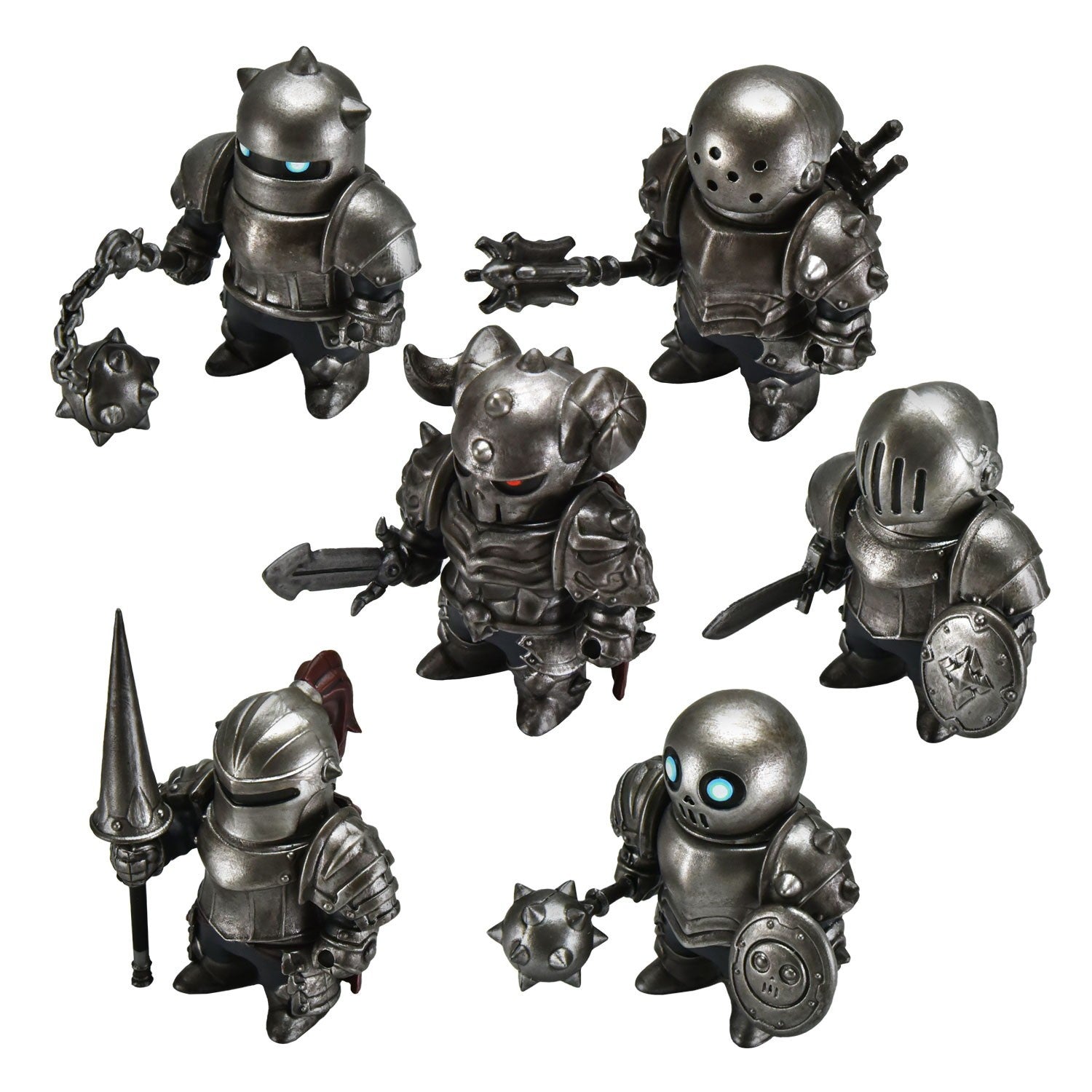 【新品即納】[FIG] (BOX) メタルアーマーズ(シルバーVer.) フィギュア(6個) バースデイ(20260130)