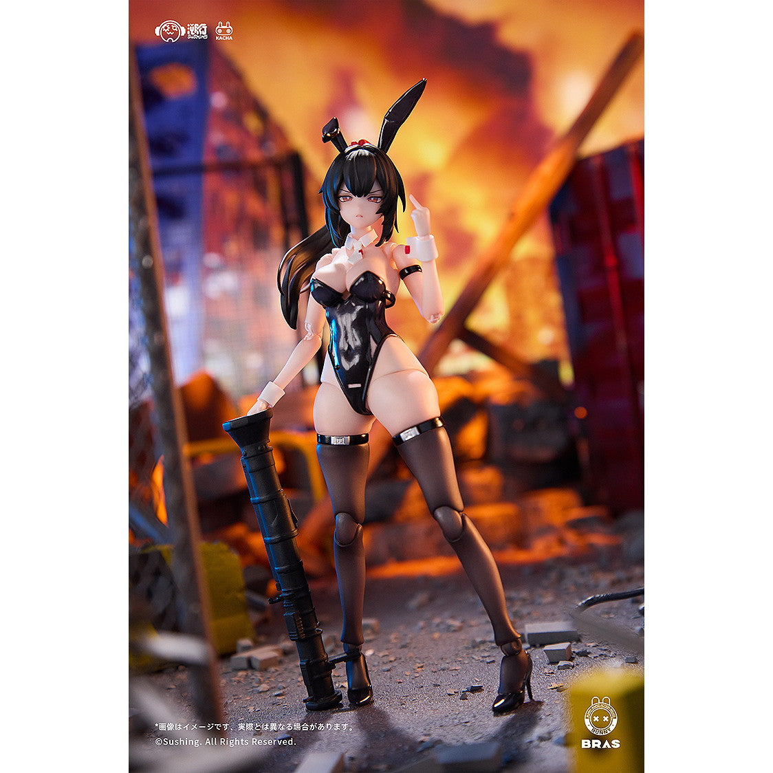 【予約安心出荷】[FIG] 初回限定特典3種付属 Attacker・ルナ BUNNY RAPID ACTION SQUAD 1/12 完成品 可動フィギュア 溯行Sushing(スシーン)(2026年8月)