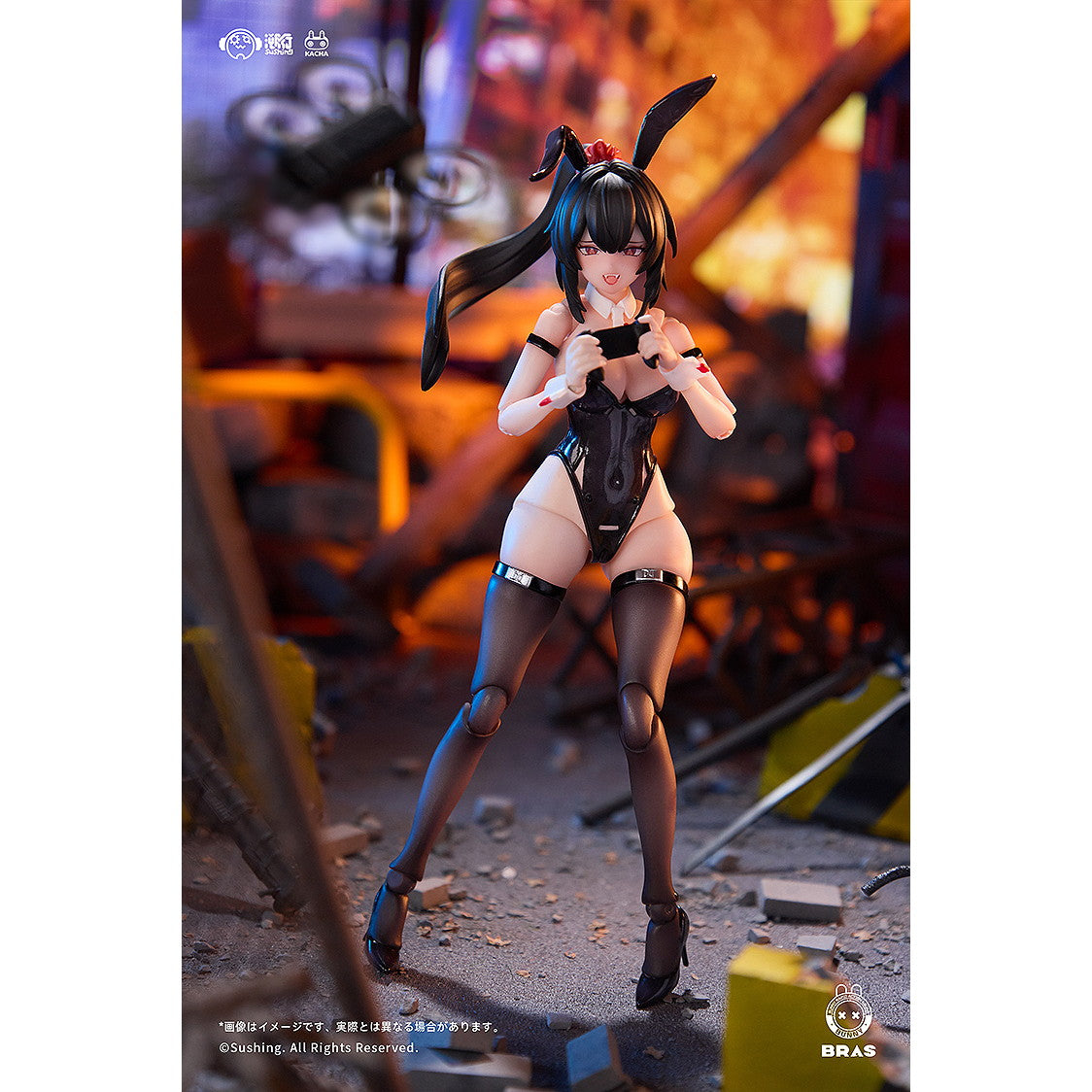 【予約安心出荷】[FIG] 初回限定特典3種付属 Attacker・ルナ BUNNY RAPID ACTION SQUAD 1/12 完成品 可動フィギュア 溯行Sushing(スシーン)(2026年8月)