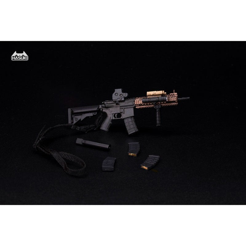 【新品】【お取り寄せ】[FIG] WM-04B アサルトライフルセット ブラック 1/12 アクションフィギュア用完成品オプションパーツ フィギュア用アクセサリ HASUKI(ハスキ)(20260712)