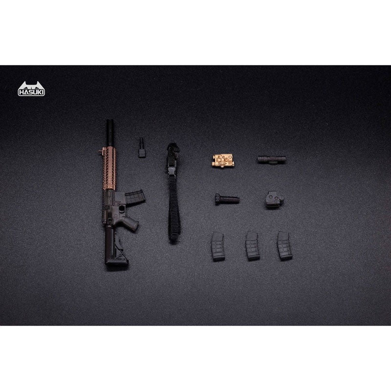 【新品】【お取り寄せ】[FIG] WM-04B アサルトライフルセット ブラック 1/12 アクションフィギュア用完成品オプションパーツ フィギュア用アクセサリ HASUKI(ハスキ)(20260712)