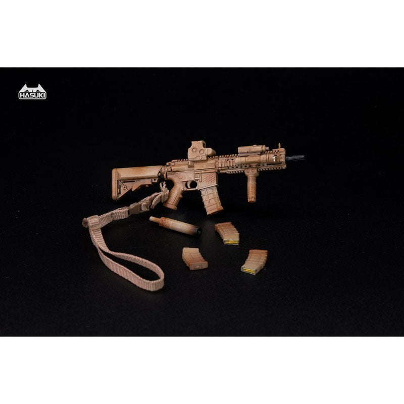 【新品】【お取り寄せ】[FIG] WM-04C アサルトライフルセット デザートカモフラージュ 1/12 アクションフィギュア用完成品オプションパーツ フィギュア用アクセサリ HASUKI(ハスキ)(20260712)