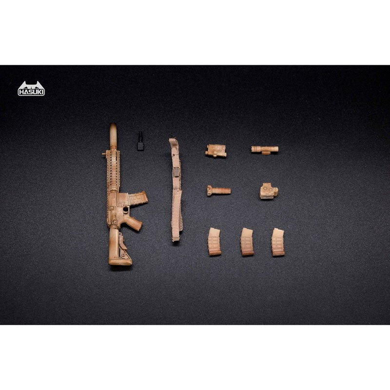 【新品】【お取り寄せ】[FIG] WM-04C アサルトライフルセット デザートカモフラージュ 1/12 アクションフィギュア用完成品オプションパーツ フィギュア用アクセサリ HASUKI(ハスキ)(20260712)