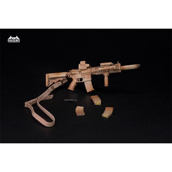 【新品】【お取り寄せ】[FIG] WM-04C アサルトライフルセット デザートカモフラージュ 1/12 アクションフィギュア用完成品オプションパーツ フィギュア用アクセサリ HASUKI(ハスキ)(20260712)
