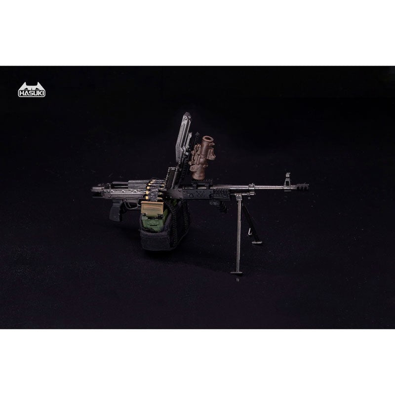 【新品】【お取り寄せ】[FIG] WM-05A 汎用機関銃セット メタルブラック 1/12 アクションフィギュア用完成品オプションパーツ フィギュア用アクセサリ HASUKI(ハスキ)(20260830)