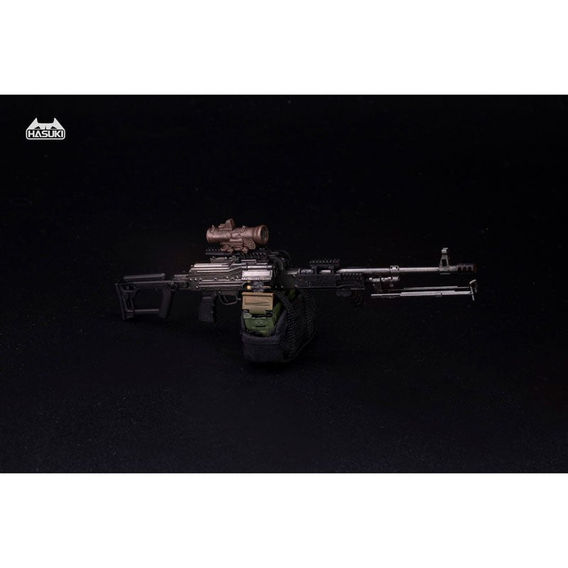 【新品】【お取り寄せ】[FIG] WM-05A 汎用機関銃セット メタルブラック 1/12 アクションフィギュア用完成品オプションパーツ フィギュア用アクセサリ HASUKI(ハスキ)(20260830)