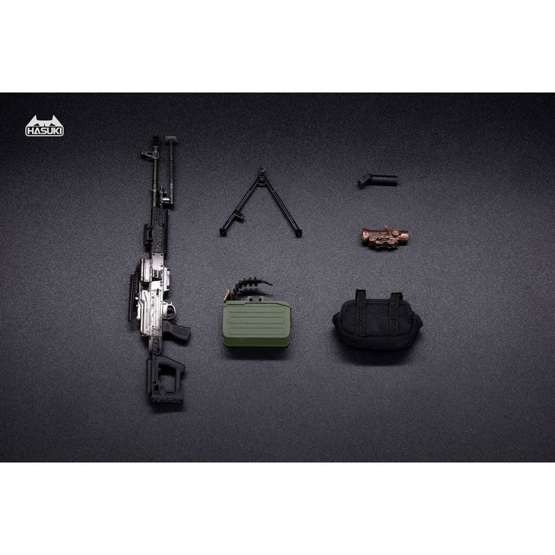 【新品】【お取り寄せ】[FIG] WM-05A 汎用機関銃セット メタルブラック 1/12 アクションフィギュア用完成品オプションパーツ フィギュア用アクセサリ HASUKI(ハスキ)(20260830)