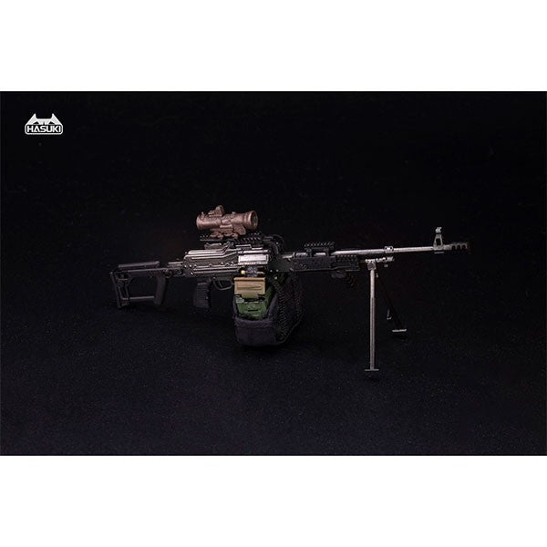 【新品】【お取り寄せ】[FIG] WM-05A 汎用機関銃セット メタルブラック 1/12 アクションフィギュア用完成品オプションパーツ フィギュア用アクセサリ HASUKI(ハスキ)(20260830)