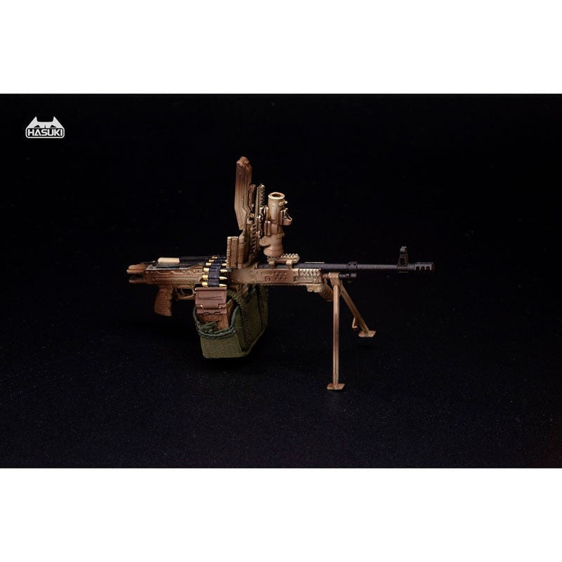 【新品】【お取り寄せ】[FIG] WM-05B 汎用機関銃セット デザートカモフラージュ 1/12 アクションフィギュア用完成品オプションパーツ フィギュア用アクセサリ HASUKI(ハスキ)(20260830)