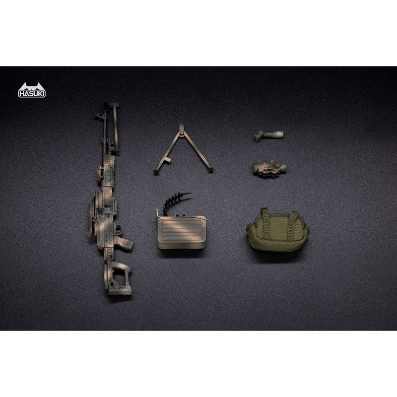 【新品】【お取り寄せ】[FIG] WM-05C 汎用機関銃セット ジャングルカモフラージュ 1/12 アクションフィギュア用完成品オプションパーツ フィギュア用アクセサリ HASUKI(ハスキ)(20260830)