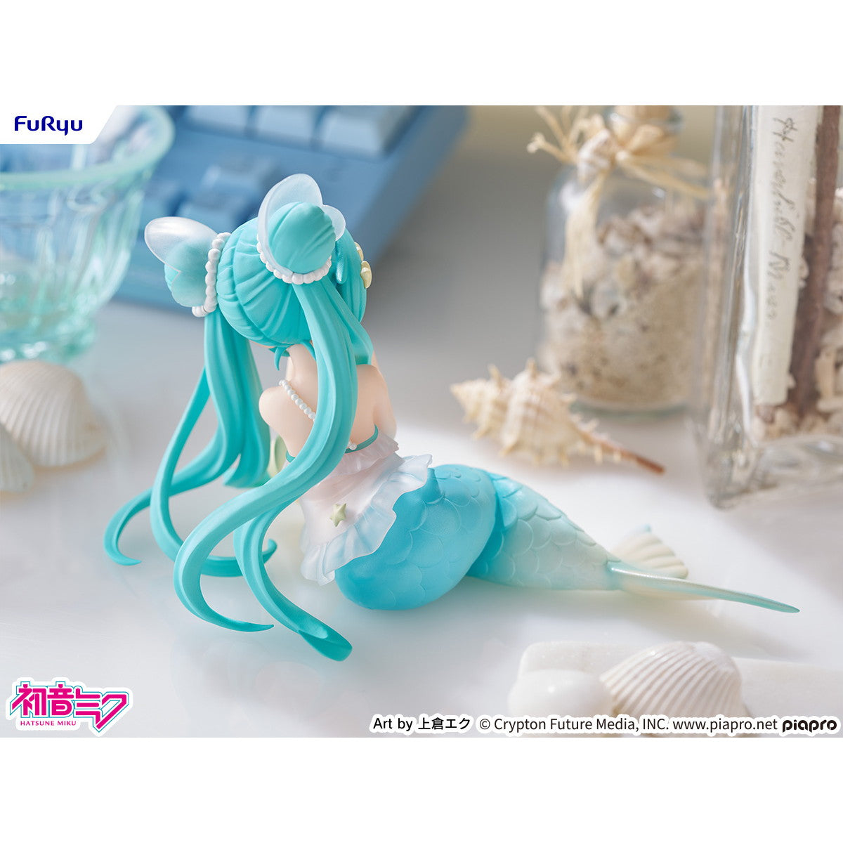 【予約安心出荷】[FIG] デスクトップフェアリー 初音ミク 人魚姫ver. 完成品 フィギュア(AMU-TNL0146) フリュー(2026年5月)