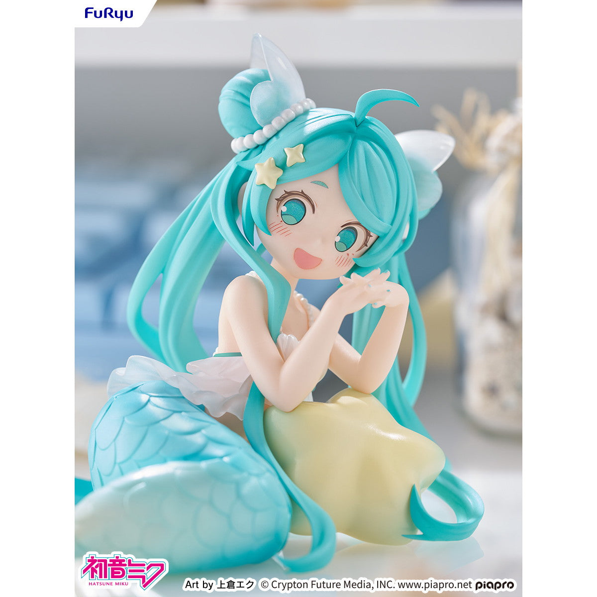 【予約安心出荷】[FIG] デスクトップフェアリー 初音ミク 人魚姫ver. 完成品 フィギュア(AMU-TNL0146) フリュー(2026年5月)