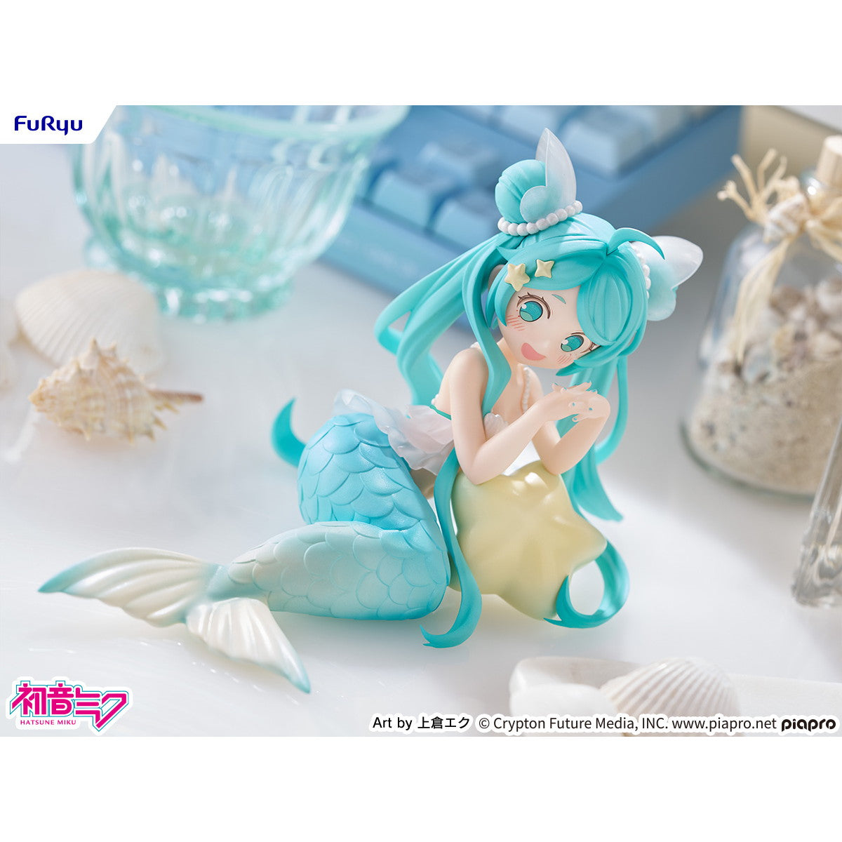 【予約安心出荷】[FIG] デスクトップフェアリー 初音ミク 人魚姫ver. 完成品 フィギュア(AMU-TNL0146) フリュー(2026年5月)