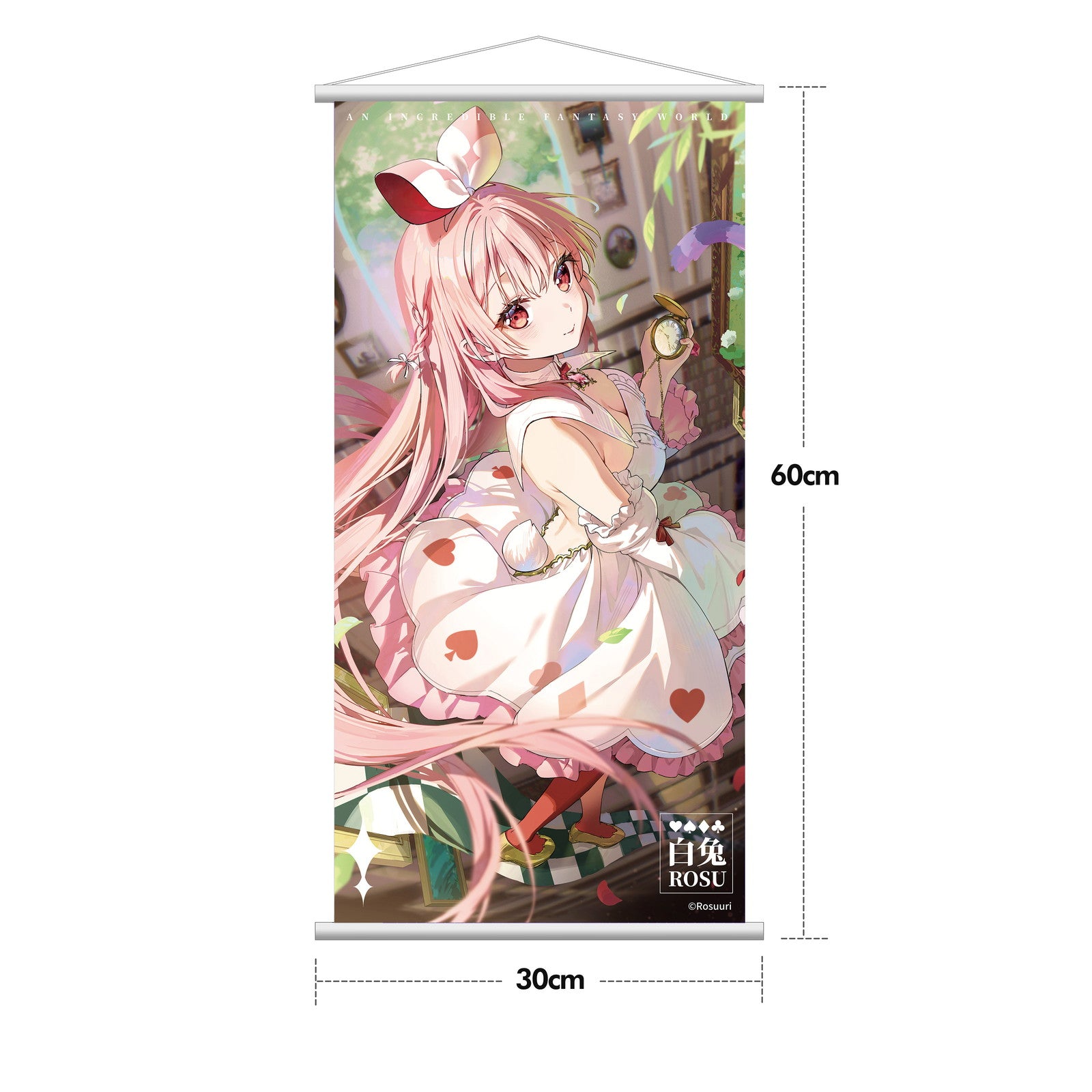 【予約安心出荷】[FIG] タペストリー付属 白いウサギ Rosu ワンダーランドVer. 豪華版 1/7 完成品 フィギュア HOBBY SAKURA(ホビーサクラ)(2026年8月)