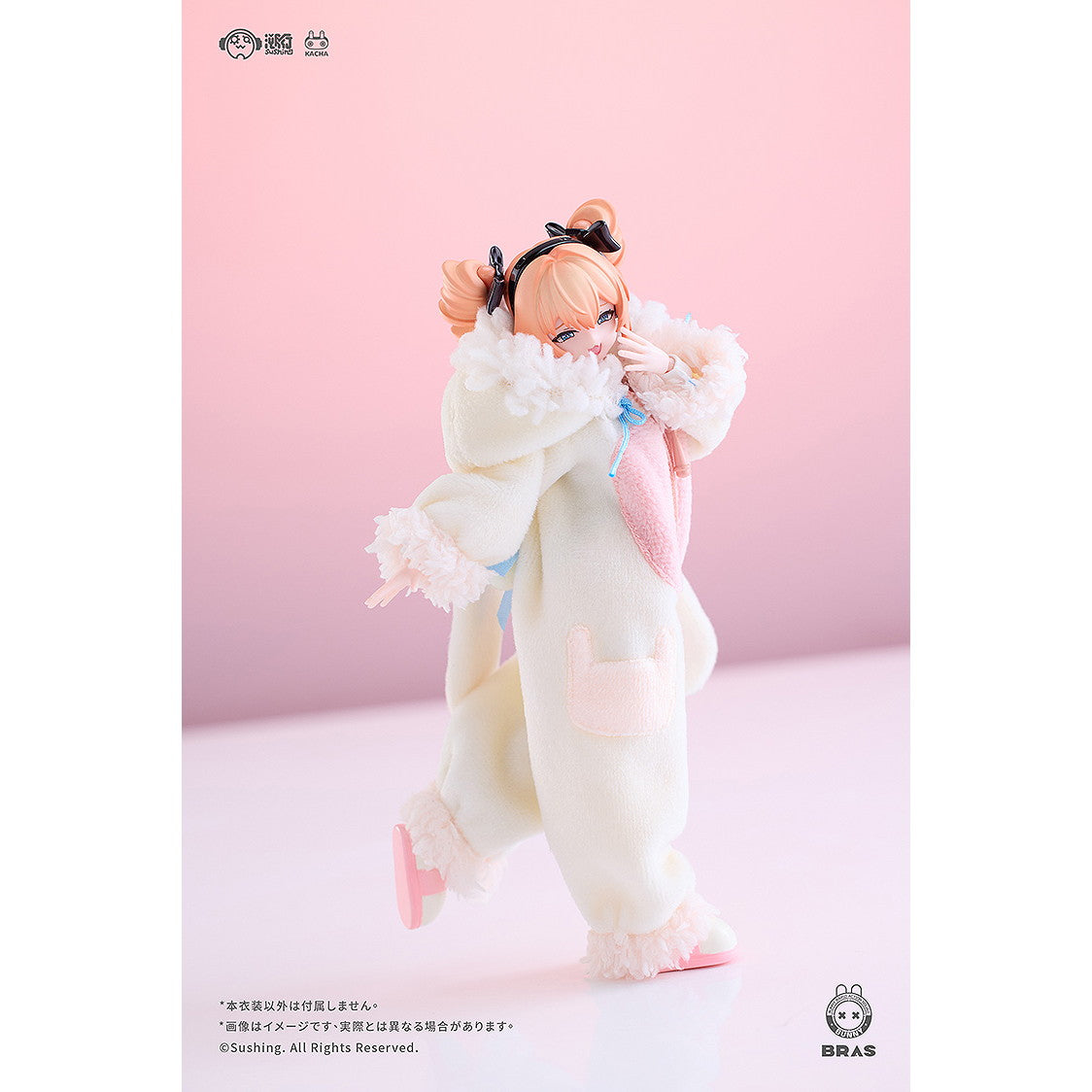 【予約安心出荷】[FIG] ふわふわパジャマセット(ドール用コスチューム) BUNNY RAPID ACTION SQUAD 1/12 フィギュア用アクセサリ 溯行Sushing(スシーン)(2026年5月)