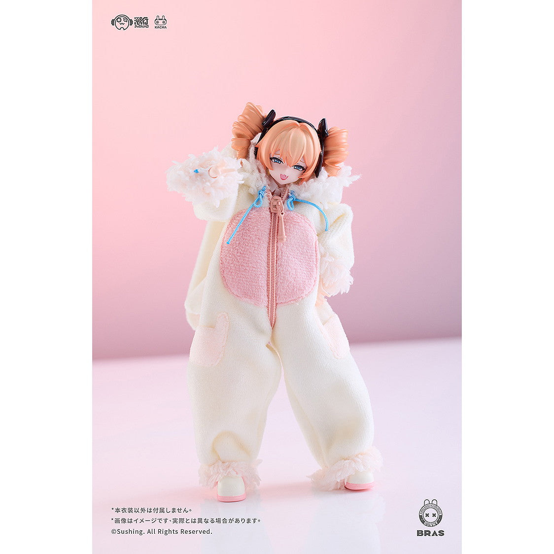 【予約安心出荷】[FIG] ふわふわパジャマセット(ドール用コスチューム) BUNNY RAPID ACTION SQUAD 1/12 フィギュア用アクセサリ 溯行Sushing(スシーン)(2026年5月)