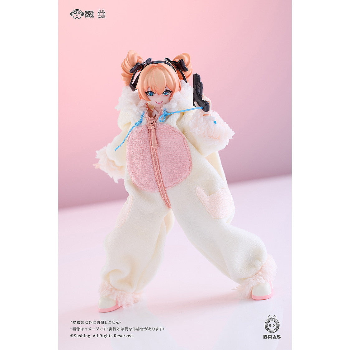 【予約安心出荷】[FIG] ふわふわパジャマセット(ドール用コスチューム) BUNNY RAPID ACTION SQUAD 1/12 フィギュア用アクセサリ 溯行Sushing(スシーン)(2026年5月)