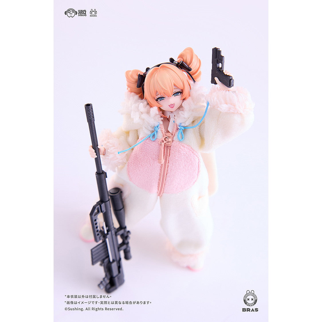 【予約安心出荷】[FIG] ふわふわパジャマセット(ドール用コスチューム) BUNNY RAPID ACTION SQUAD 1/12 フィギュア用アクセサリ 溯行Sushing(スシーン)(2026年5月)