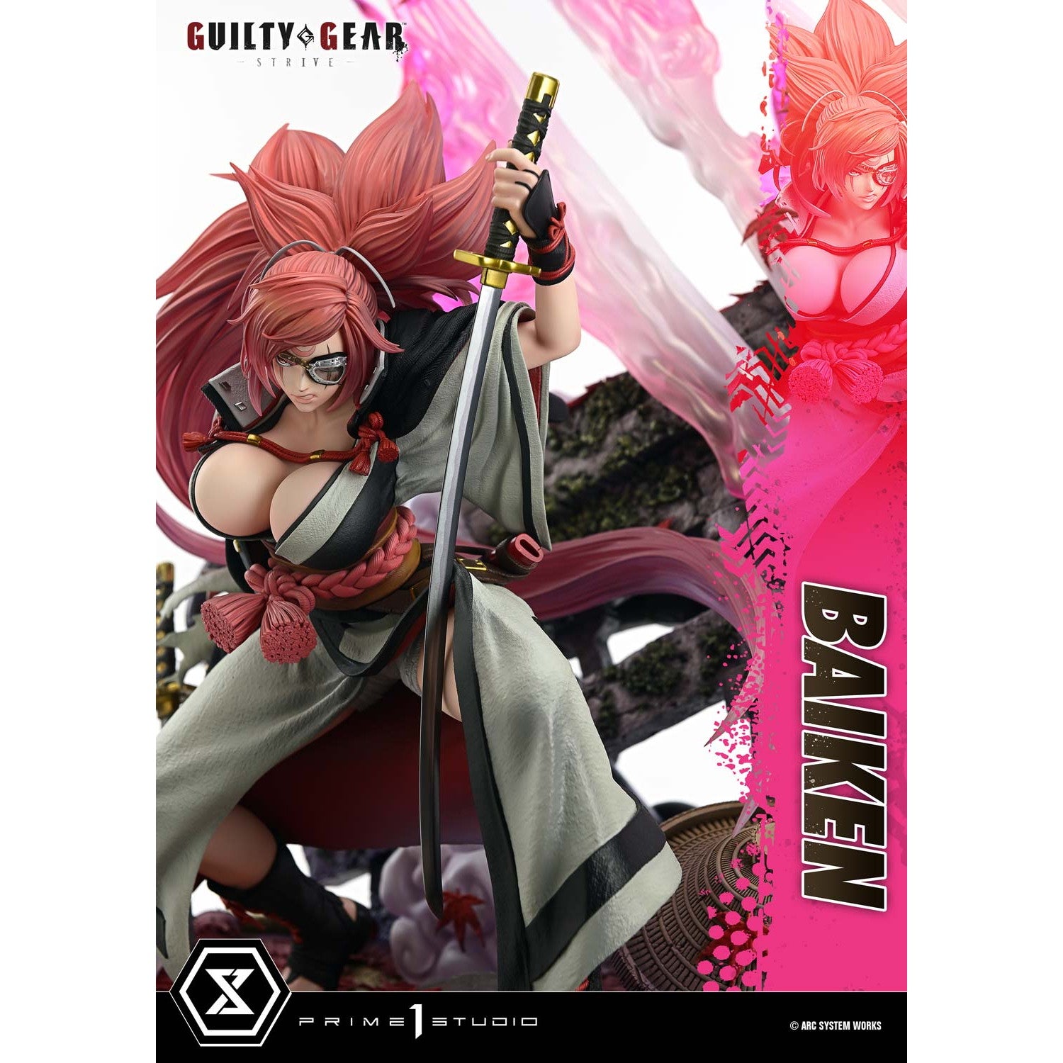 【予約安心出荷】[FIG] アルティメットプレミアムマスターライン 梅喧(ばいけん) GUILTY GEAR -STRIVE-(ギルティギア ストライヴ) 1/4 完成品 フィギュア(UPMGG-04) プライム1スタジオ(2027年6月)