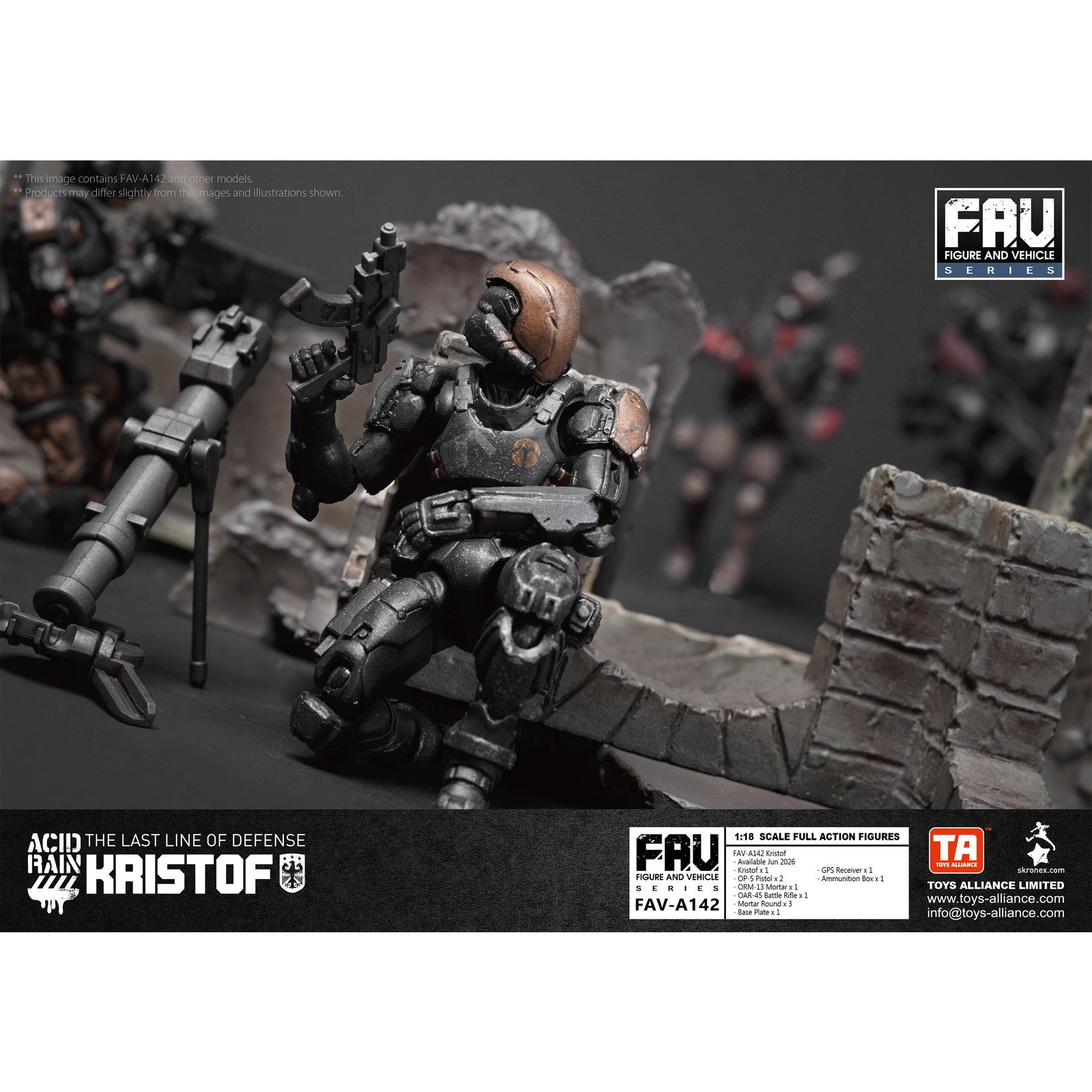 【予約安心出荷】[FIG] マイルストン流通限定 アシッドレイン FAV-A142 クリストフ 1/18 完成品 可動フィギュア TOYS ALLIANCE(トイアライアンス)(2026年6月)