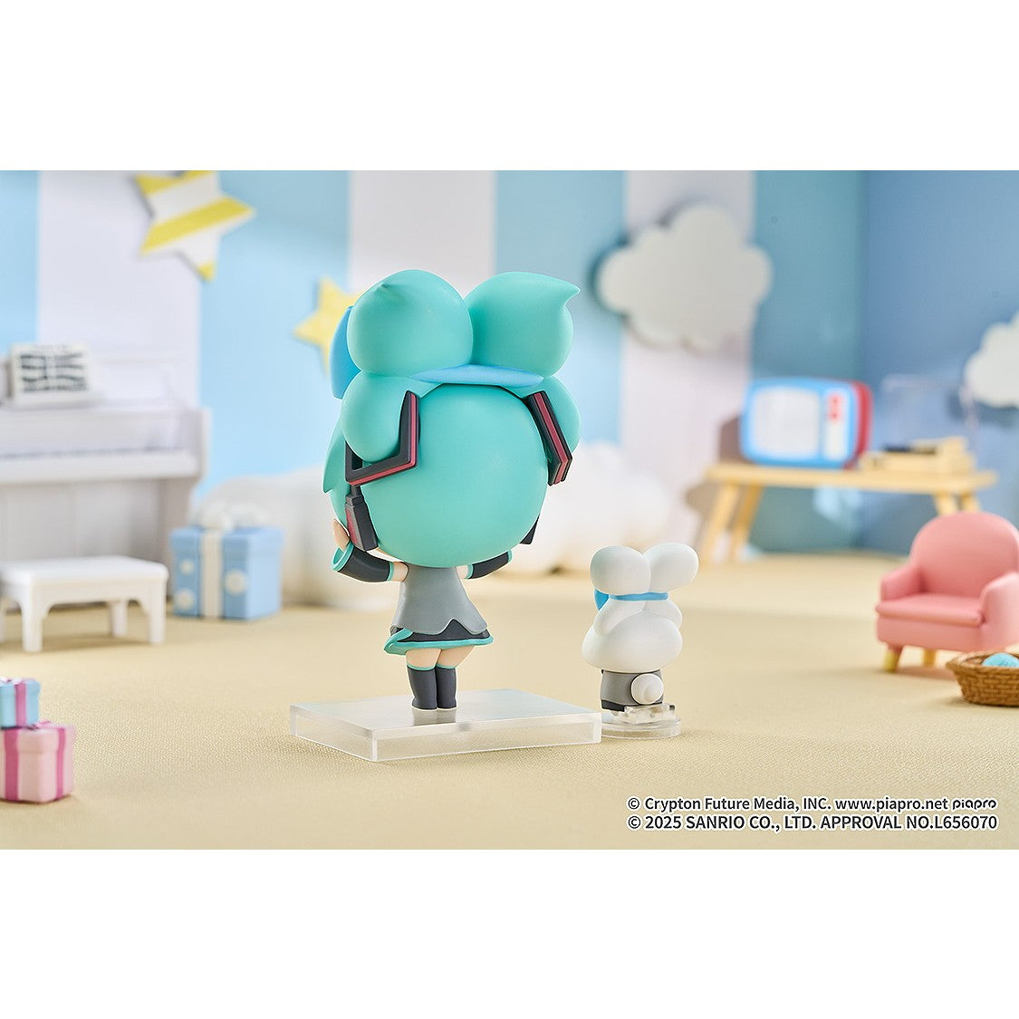 【予約安心出荷】[FIG] 初音ミク×シナモロール デフォルメフィギュア 完成品 フィギュア グッドスマイルカンパニー(2026年7月)
