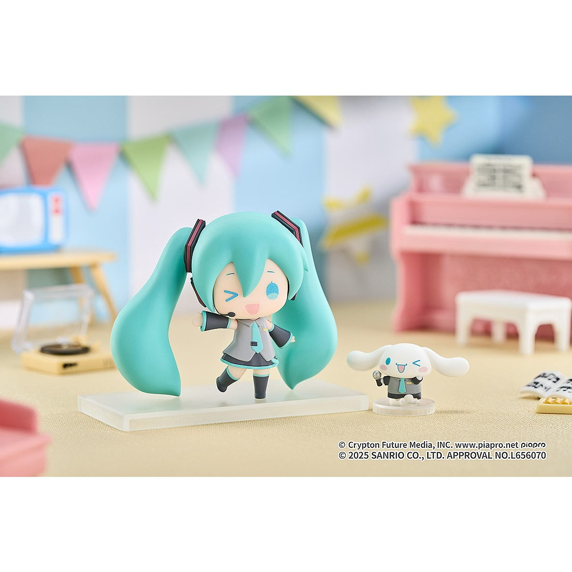 【予約安心出荷】[FIG] (BOX) 初音ミク×シナモロール トレーディングフィギュア(5個) グッドスマイルカンパニー(2026年7月)