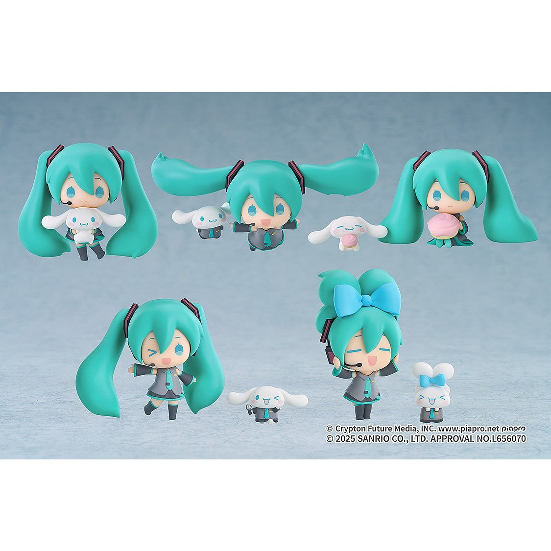 【予約安心出荷】[FIG] (BOX) 初音ミク×シナモロール トレーディングフィギュア(5個) グッドスマイルカンパニー(2026年7月)