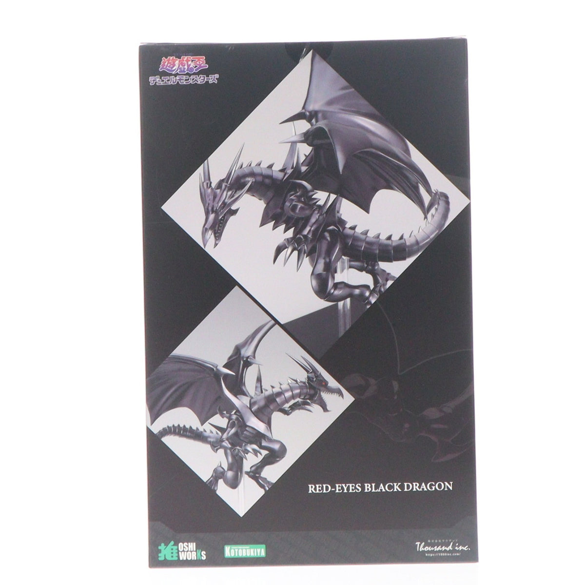 【中古即納】[FIG] OSHI WORKS 真紅眼の黒竜(レッドアイズ・ブラックドラゴン) 遊☆戯☆王デュエルモンスターズ 完成品 フィギュア(GP004) コトブキヤ(20260730)