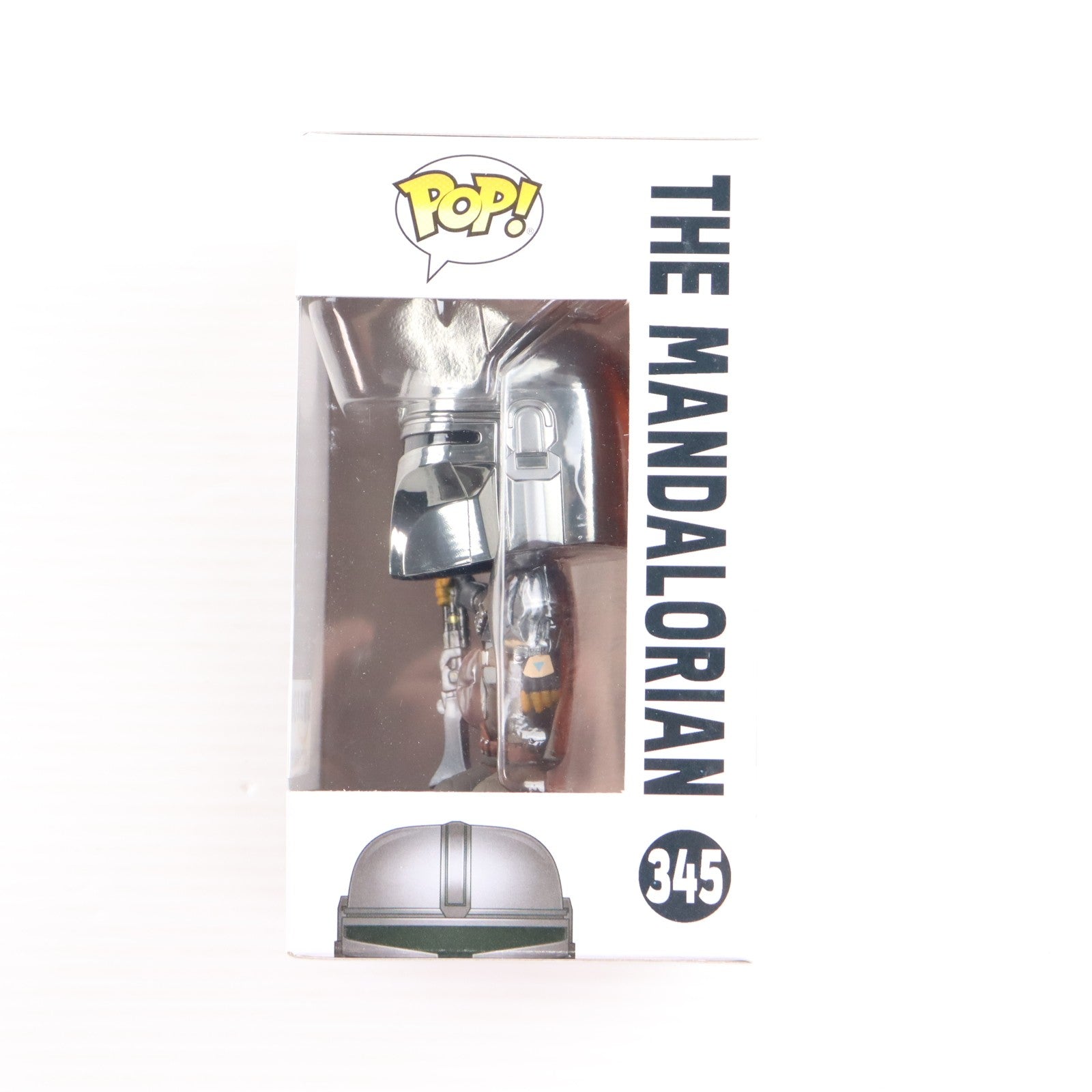 【中古即納】[FIG] Amazon限定 POP! 345 マンダロリアン(クローム) STAR WARS(スター・ウォーズ) ザ・マンダロリアン 完成品 フィギュア FUNKO(ファンコ)(20201231)