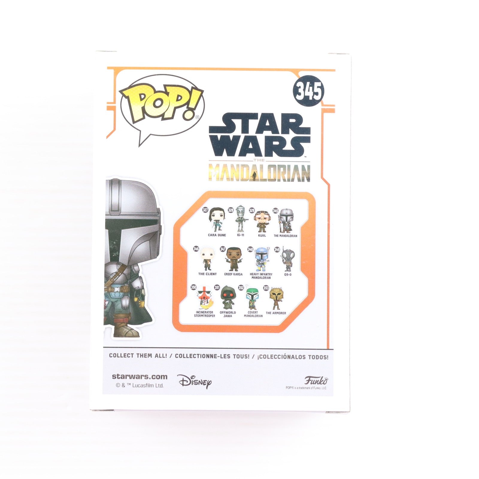 【中古即納】[FIG] Amazon限定 POP! 345 マンダロリアン(クローム) STAR WARS(スター・ウォーズ) ザ・マンダロリアン 完成品 フィギュア FUNKO(ファンコ)(20201231)