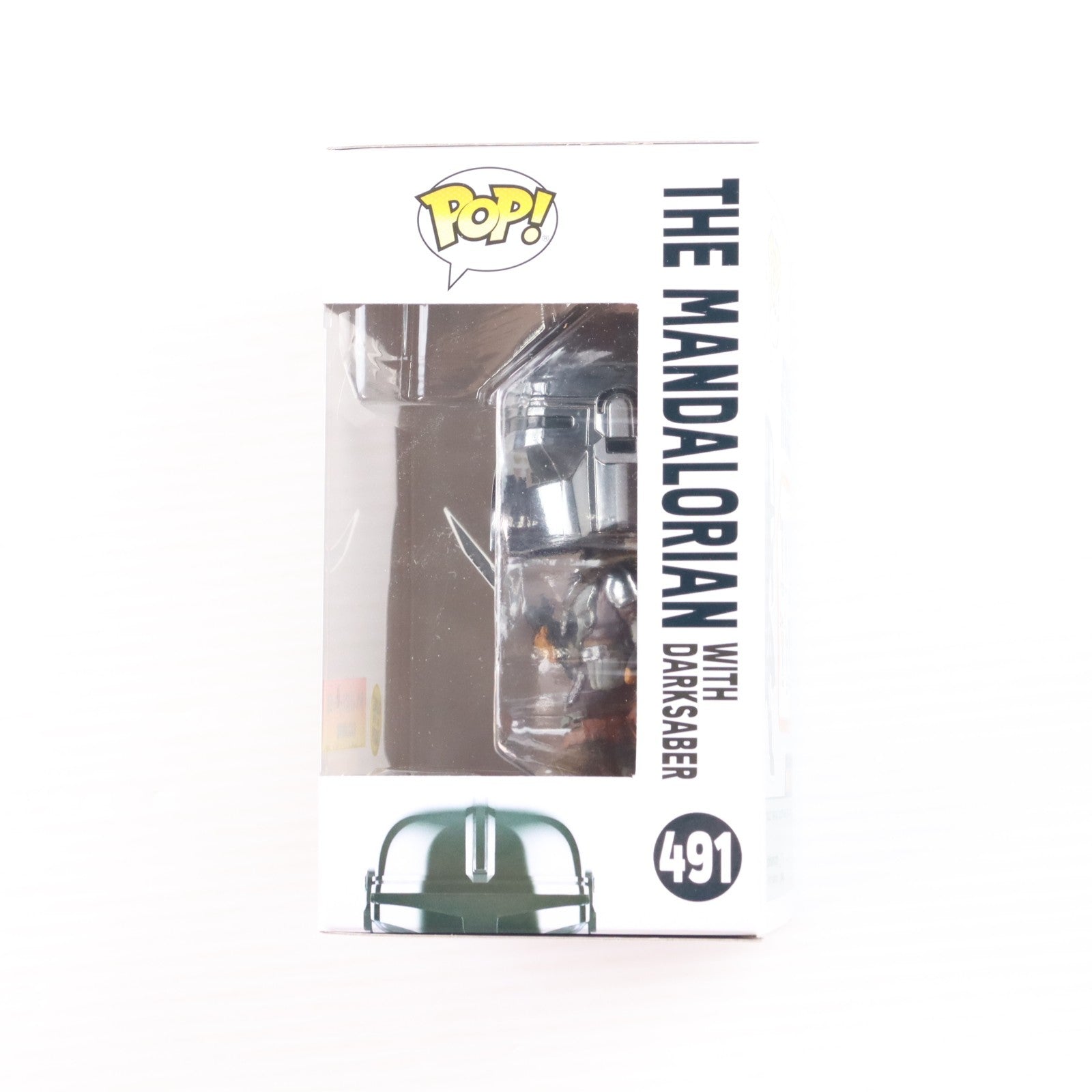 【中古即納】[FIG] BOX WAREHOUSE限定 POP! 491 マンダロリアン with Dark Saber Glow in the Dark STAR WARS(スター・ウォーズ) ザ・マンダロリアン 完成品 フィギュア FUNKO(ファンコ)(20211231)