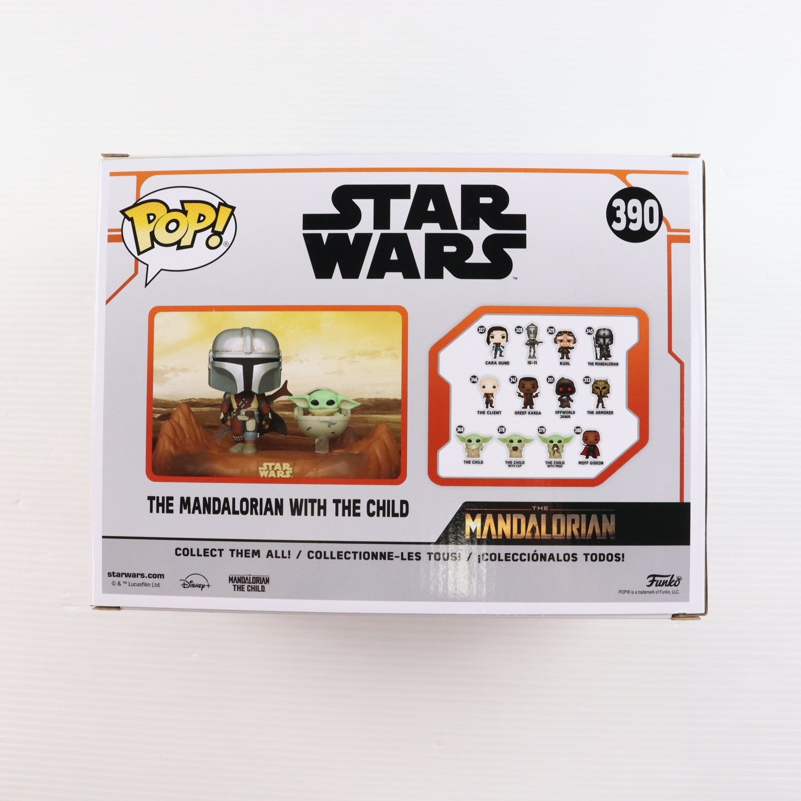 【中古即納】[FIG] POP! Television Moments 390 マンダロリアン with ザ・チャイルド STAR WARS(スター・ウォーズ) ザ・マンダロリアン 完成品 フィギュア FUNKO(ファンコ)(20201231)