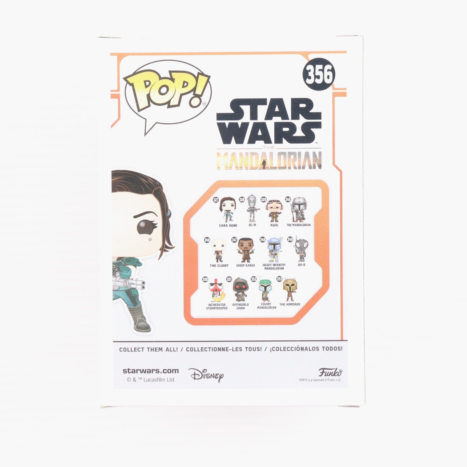 【中古即納】[FIG] FYE限定 POP! 356 キャラ・デューン STAR WARS(スター・ウォーズ) ザ・マンダロリアン 完成品 フィギュア FUNKO(ファンコ)(20201231)