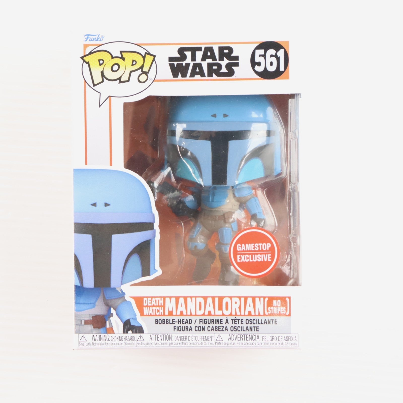 【中古即納】[FIG] GameStop限定 POP! 561 デス・ウォッチ マンダロリアン(No Stripes) STAR WARS(スター・ウォーズ) ザ・マンダロリアン 完成品 フィギュア FUNKO(ファンコ)(20221231)