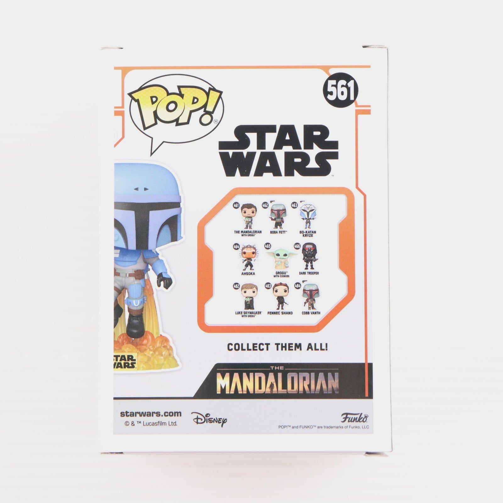 【中古即納】[FIG] GameStop限定 POP! 561 デス・ウォッチ マンダロリアン(No Stripes) STAR WARS(スター・ウォーズ) ザ・マンダロリアン 完成品 フィギュア FUNKO(ファンコ)(20221231)