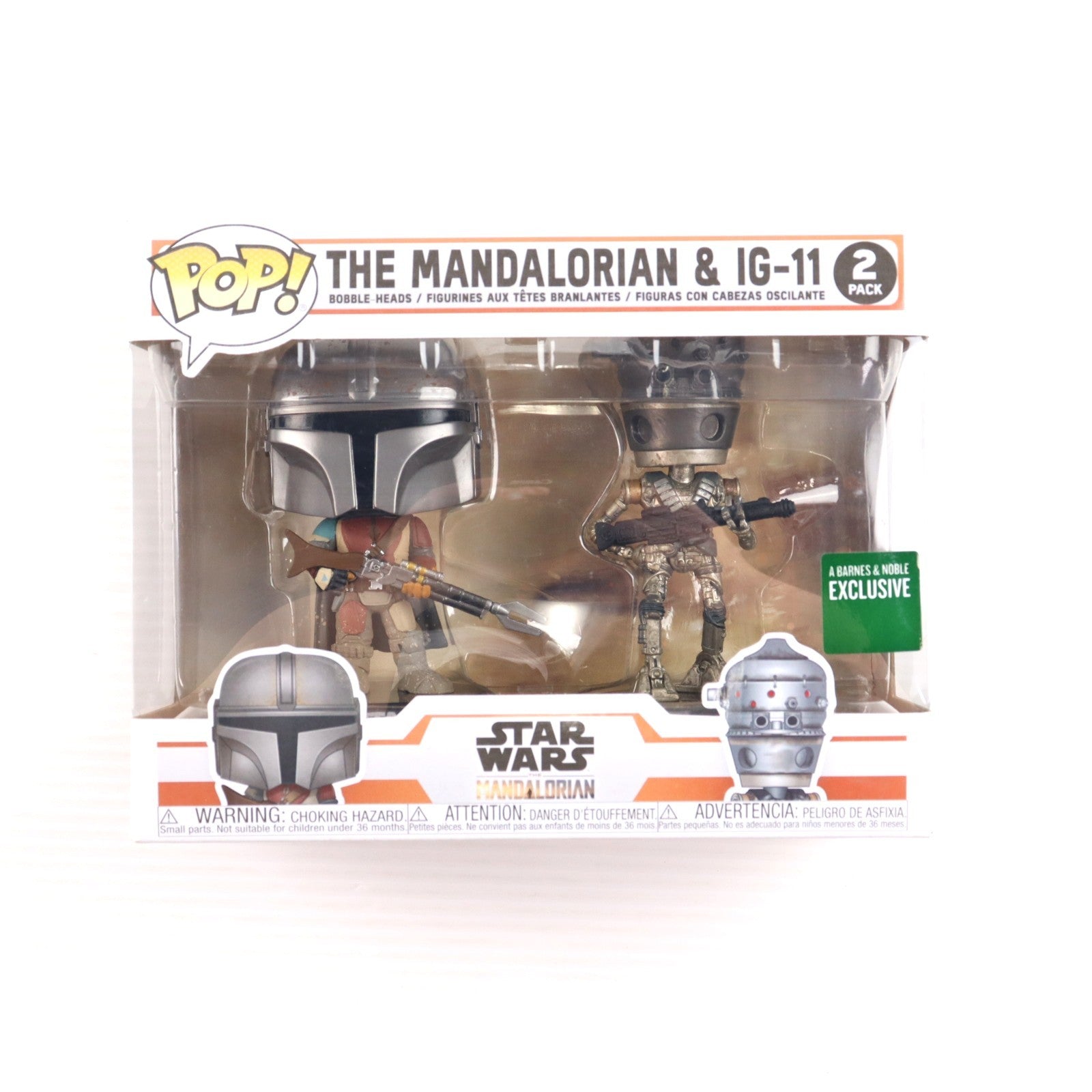 【中古即納】[FIG] A Barnes & Noble限定 POP! マンダロリアン & IG-11 2 Pack STAR WARS(スター・ウォーズ) ザ・マンダロリアン 完成品 フィギュア FUNKO(ファンコ)(20191231)