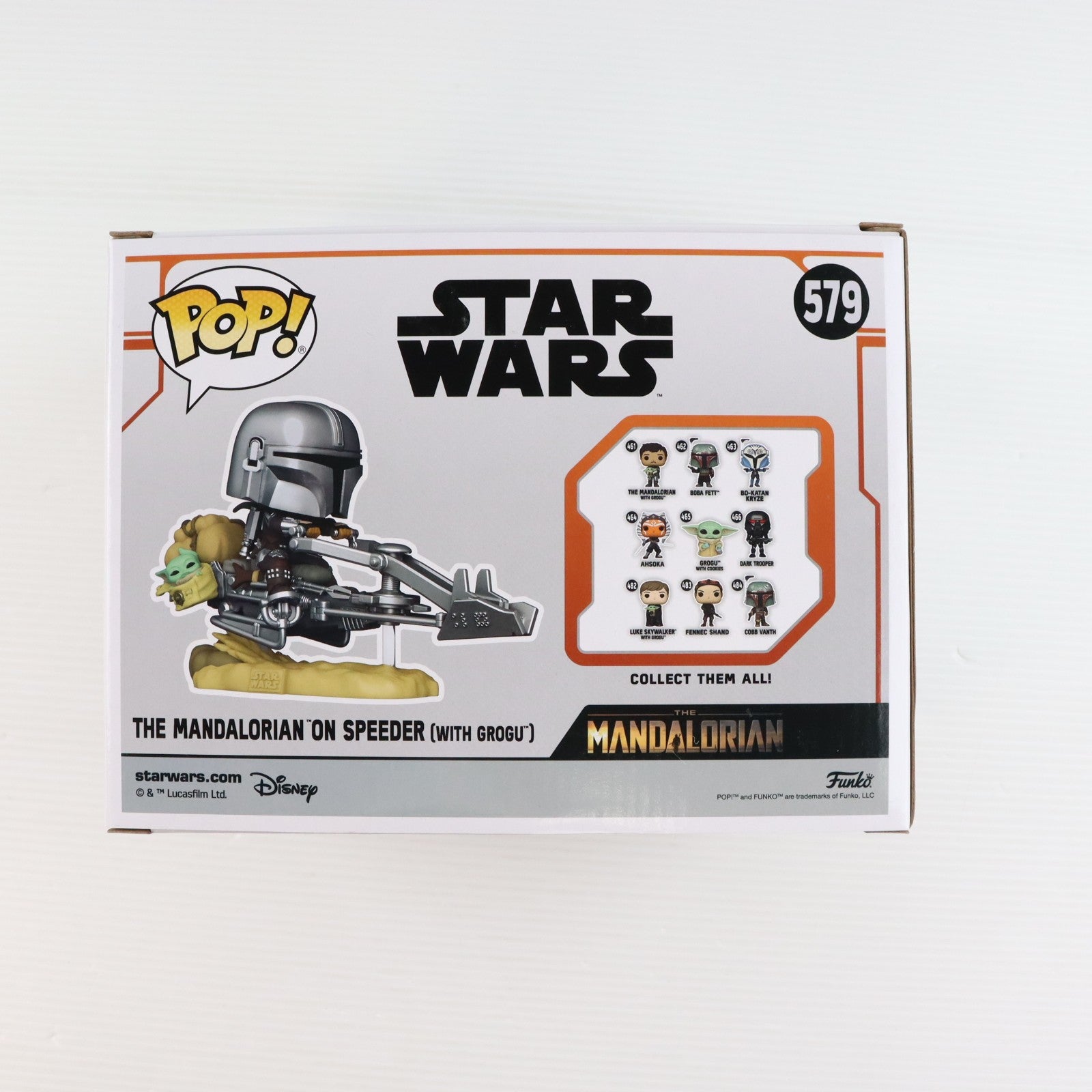 【中古即納】[FIG] Funko Shop限定 POP! 579 ザ・マンダロリアン・オン・スピーダー(ウィズ・グローグー) STAR WARS(スター・ウォーズ) ザ・マンダロリアン 完成品 フィギュア FUNKO(ファンコ)(20221231)
