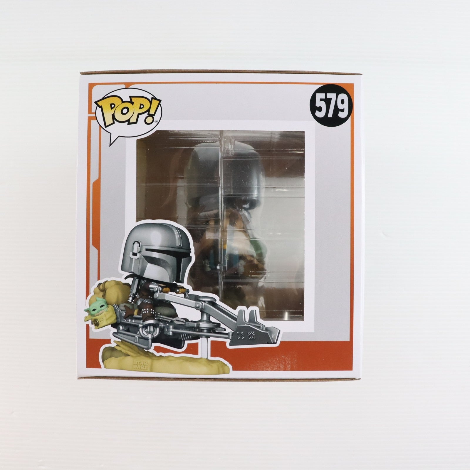 【中古即納】[FIG] Funko Shop限定 POP! 579 ザ・マンダロリアン・オン・スピーダー(ウィズ・グローグー) STAR WARS(スター・ウォーズ) ザ・マンダロリアン 完成品 フィギュア FUNKO(ファンコ)(20221231)