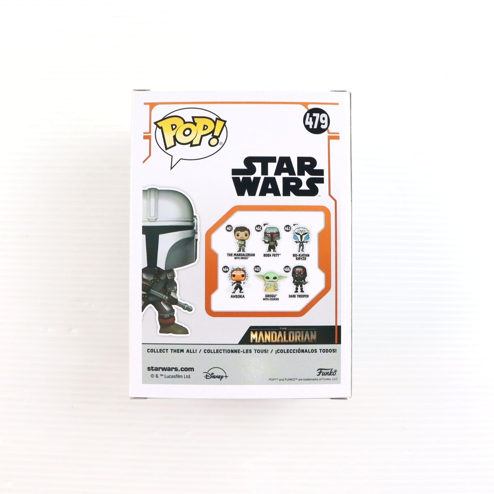 【中古即納】[FIG] Funko限定 POP! 479 マンダロリアン with Beskar Staff STAR WARS(スター・ウォーズ) ザ・マンダロリアン 完成品 フィギュア FUNKO(ファンコ)(20211231)