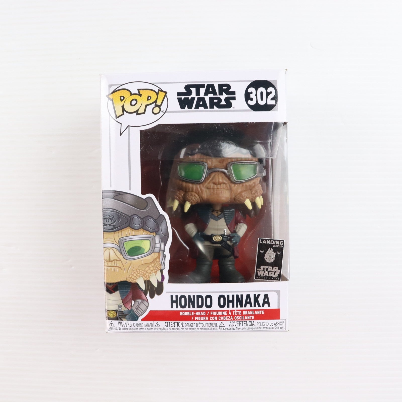 【中古即納】[FIG] POP! 302 ホンドー・オナカー Landing 2019 STAR WARS(スター・ウォーズ) 完成品 フィギュア FUNKO(ファンコ)(20191231)