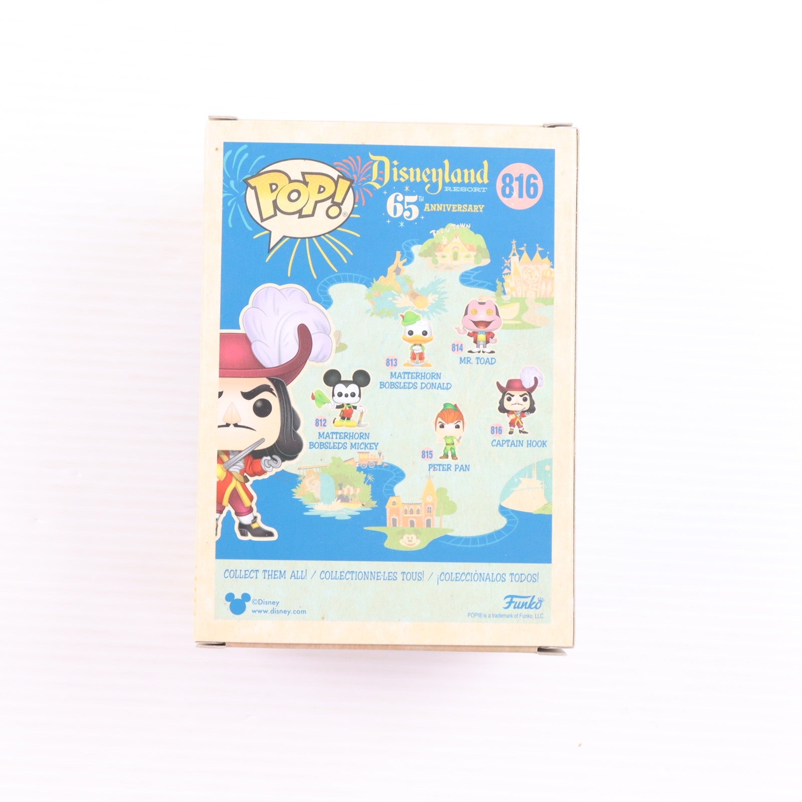 【中古即納】[FIG] POP! 816 フック船長 ピーター・パン 完成品 フィギュア FUNKO(ファンコ)(20200908)