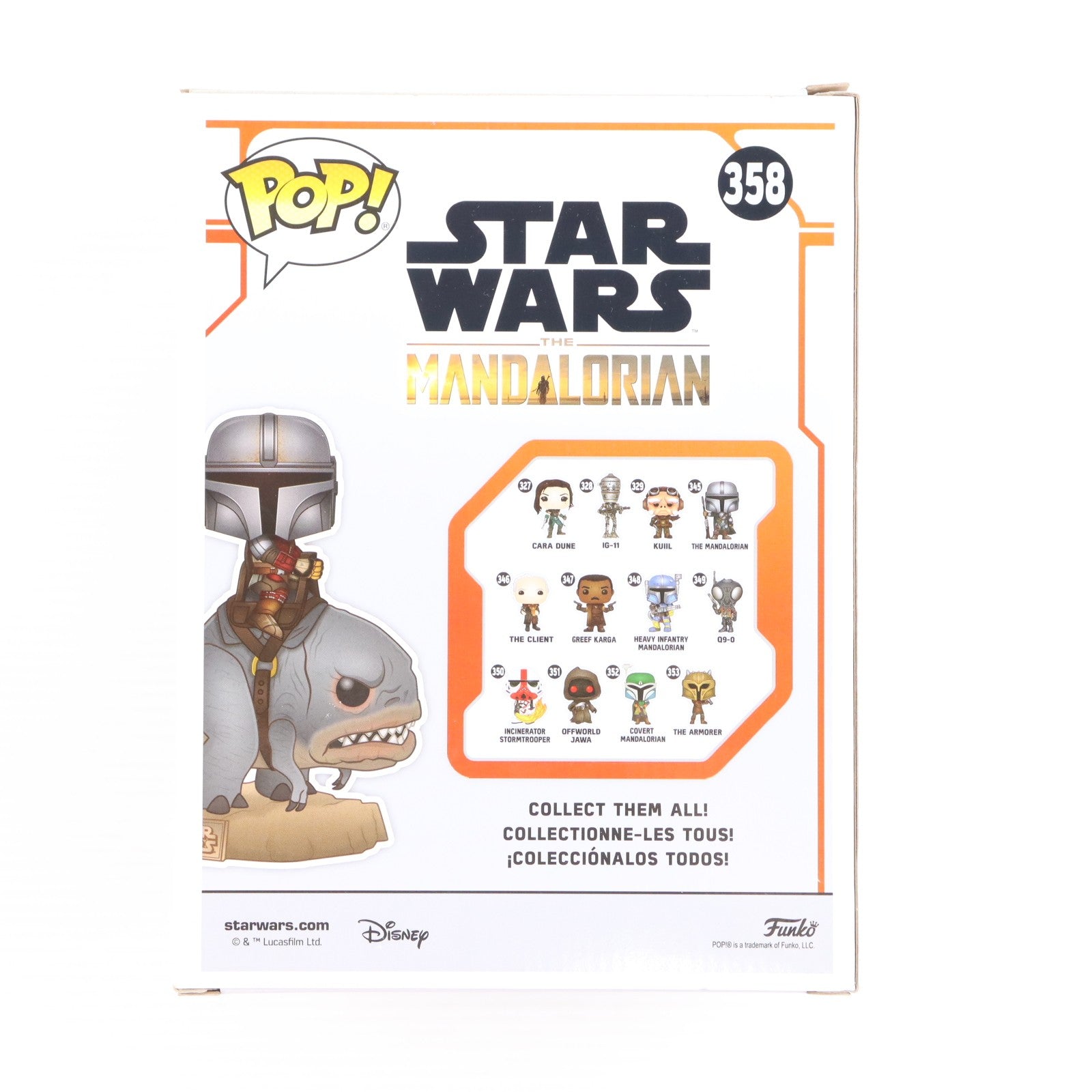 【中古即納】[FIG] POP! 358 マンダロリアン ON ブラーグ STAR WARS(スター・ウォーズ) ザ・マンダロリアン 完成品 フィギュア FUNKO(ファンコ)(20191216)