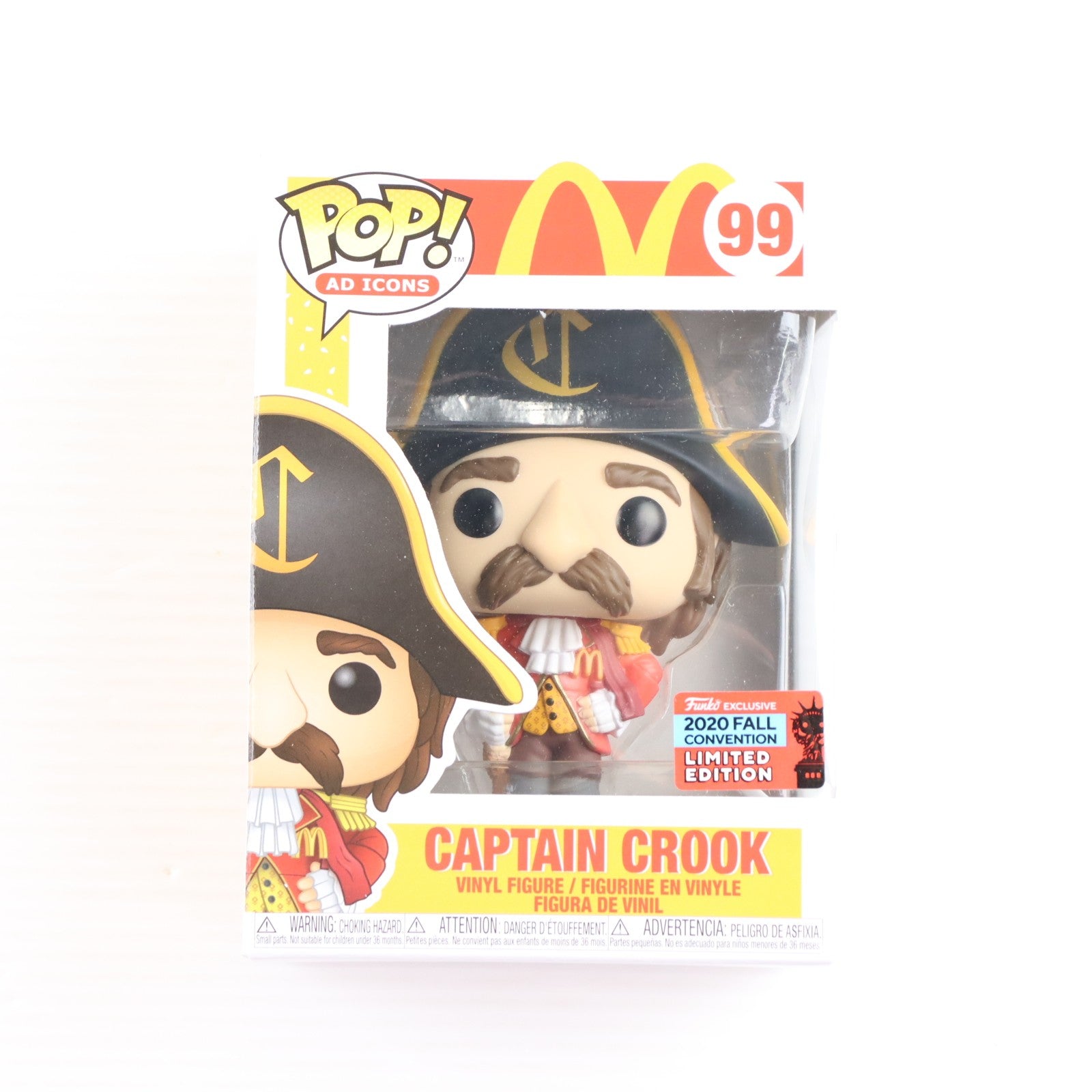 【中古即納】[FIG] NYCC 2022限定 POP! 99 キャプテン・クルック マクドナルド 完成品 フィギュア FUNKO(ファンコ)(20230630)