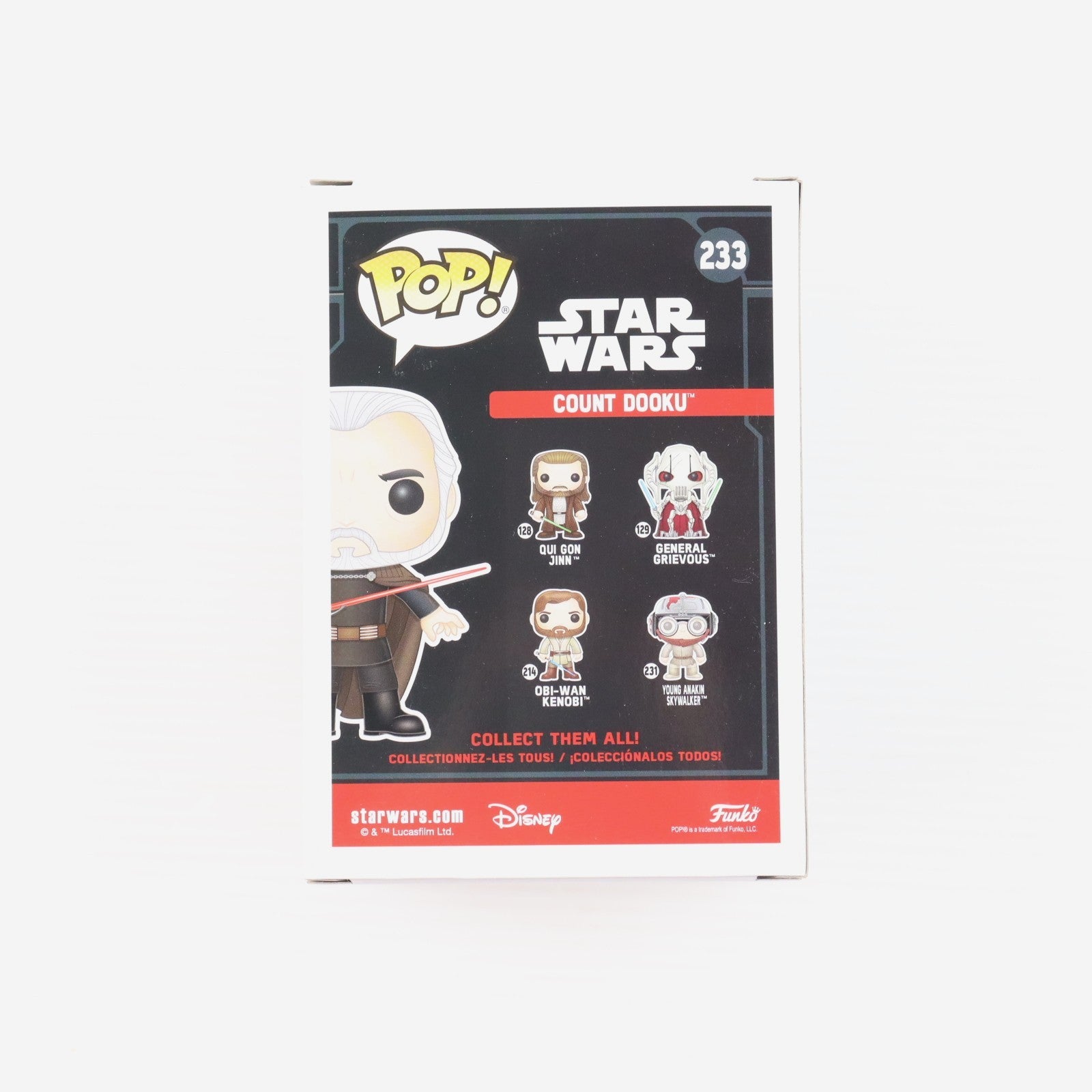 【中古即納】[FIG] Smuggler's Bounty限定 POP! 233 ドゥークー伯爵 STAR WARS(スター・ウォーズ) エピソード1/ファントム・メナス 完成品 フィギュア FUNKO(ファンコ)(20171205)
