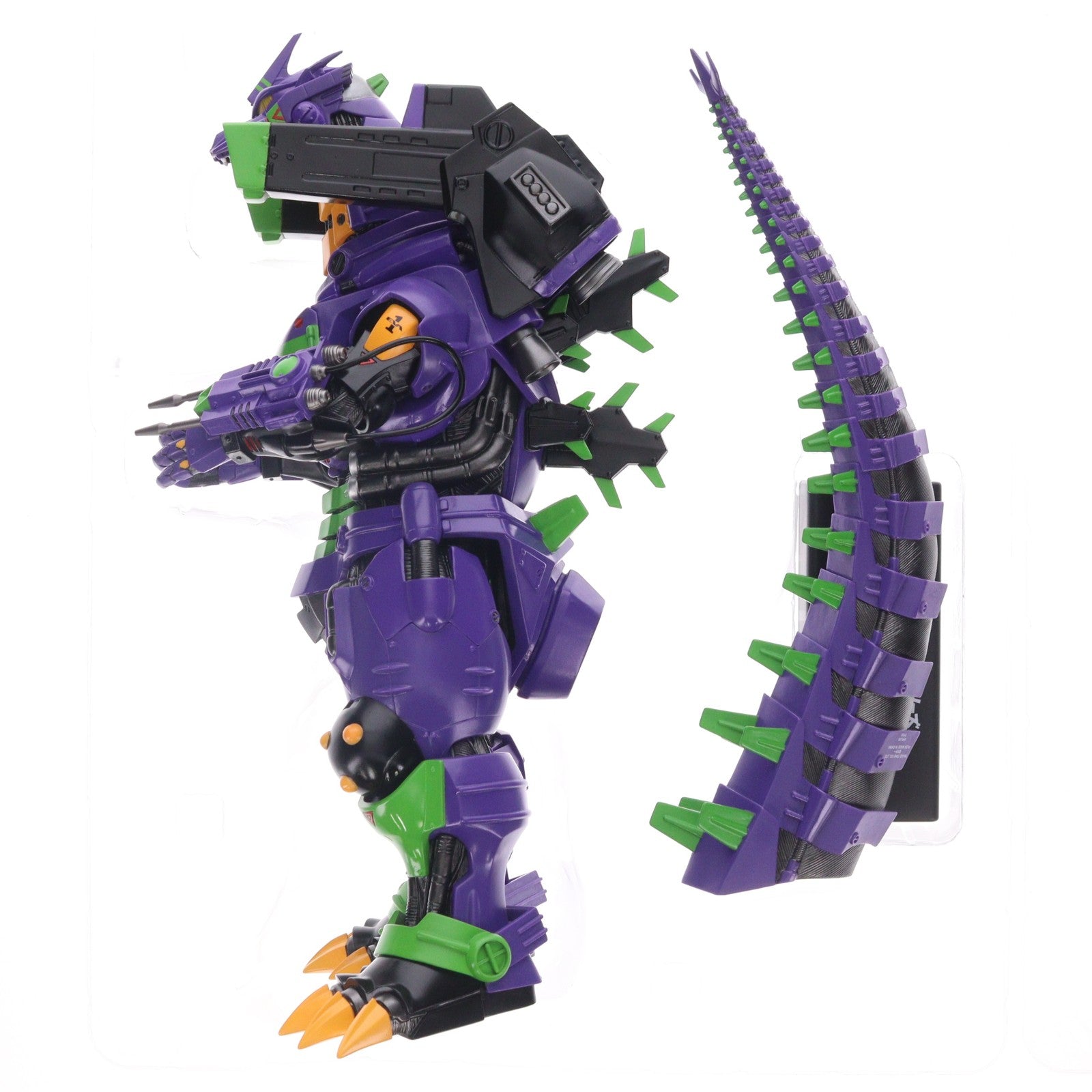 【中古即納】[FIG] 東宝大怪獣シリーズ 3式機龍(2002) 重武装型 エヴァ初号機カラー ゴジラ対エヴァンゲリオン 完成品 フィギュア 少年リック&プレミアムバンダイ&ゴジラ・ストア&EVANGELION STORE限定 プレックス(20250226)